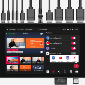 YoloBox Pro Portable Multi-Camera Live Streaming Device