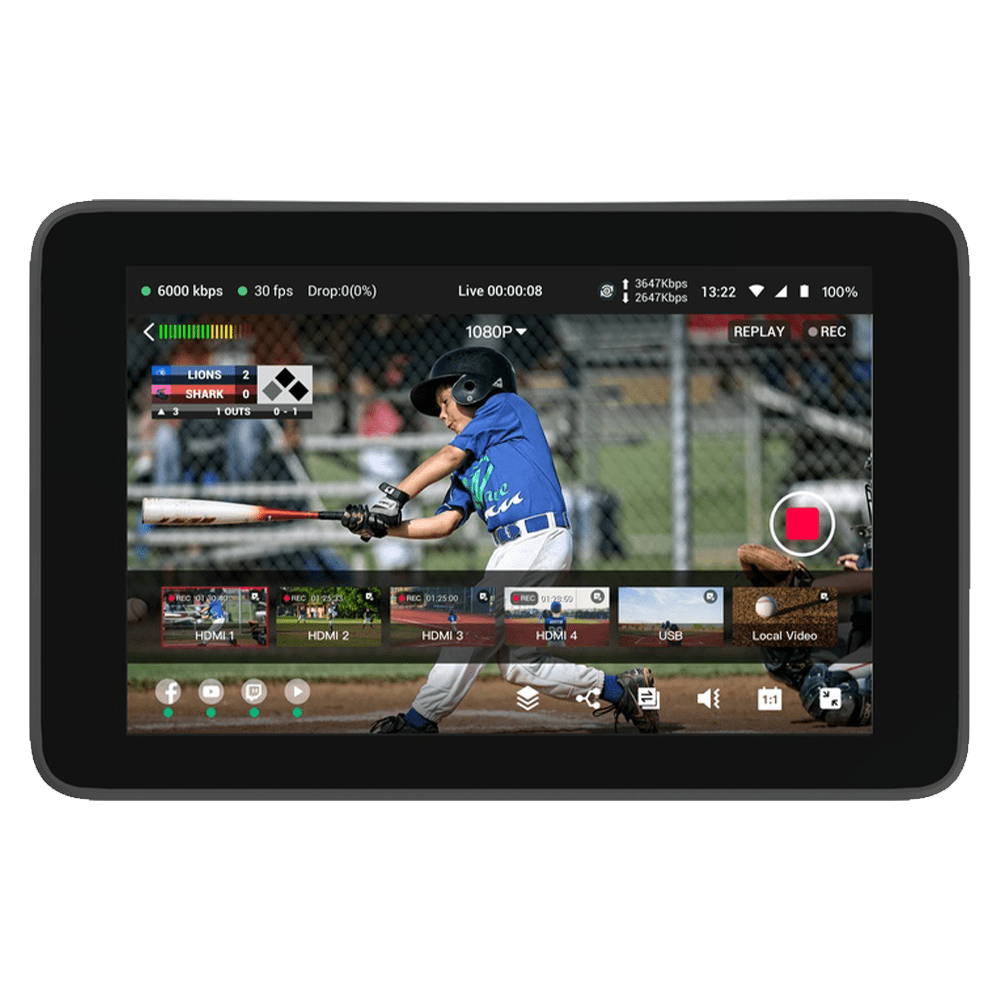 YoloLiv YoloBox Ultra Portable Multi-Camera Encoder / Switcher / Monitor / Recorder in One